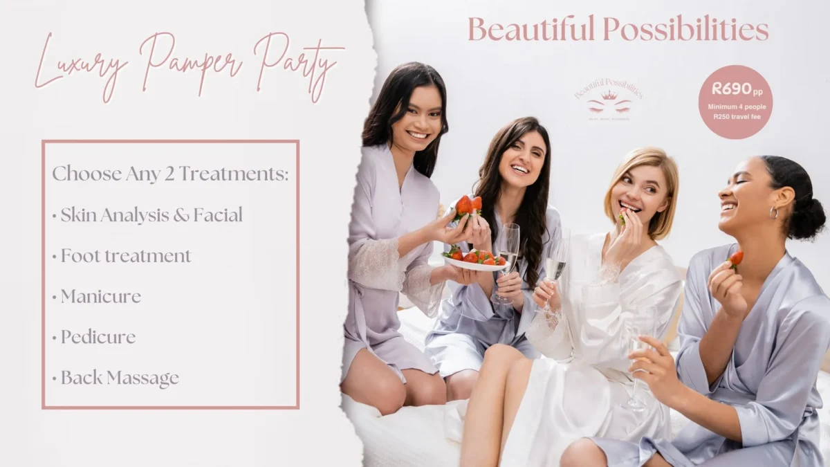 mobile spa pamper party cape town